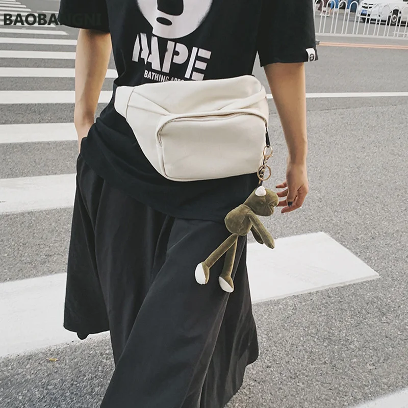 Leisure Canvas Waist Bag Fanny Pack Trend Belt Bags Crossbody Chest Pack High Quality Women Bag Shoulder Waist Packs
Leisure Canvas Waist Bag Fanny Pack Trend Belt Bags Crossbody Chest Pack High Quality Women Bag Shoulder Waist Packs