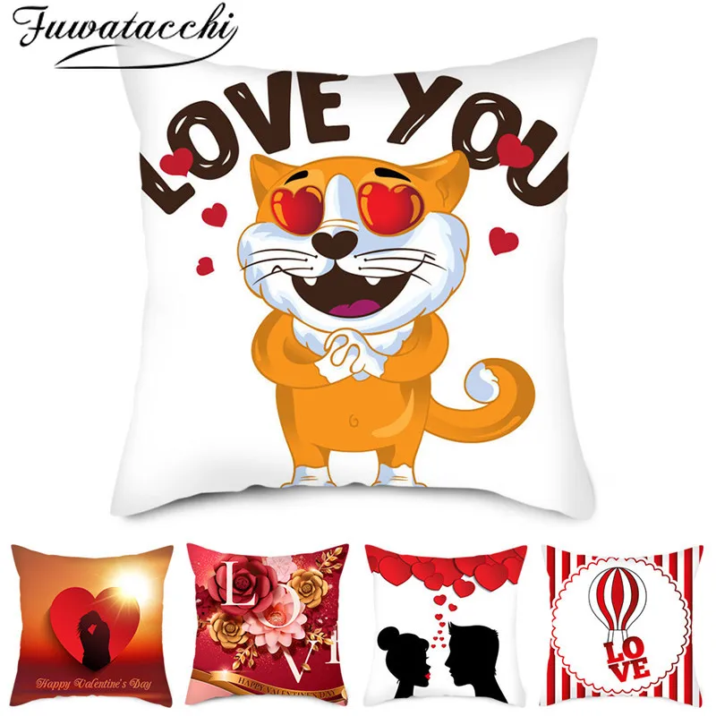 Fuwatacchi Happy Valentines Day Pillow Cover Love Forever Cushion Cover Printed Throw Pillowcase for Home Sofa Decorative Pillow
Fuwatacchi Happy Valentines Day Pillow Cover Love Forever Cushion Cover Printed Throw Pillowcase for Home Sofa Decorative Pillow