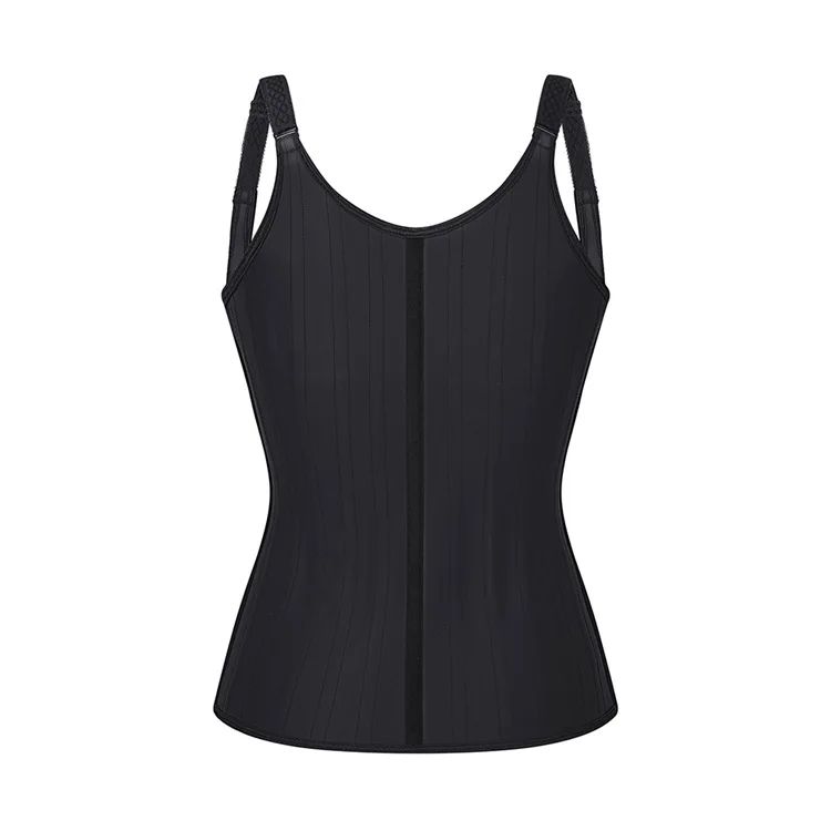 Steel Boned Latex Vest Waist Trainer Breathable Air Holes Rubber Corset Overbust Korse Adjustable Shoulder corsets for women
Steel Boned Latex Vest Waist Trainer Breathable Air Holes Rubber Corset Overbust Korse Adjustable Shoulder corsets for women