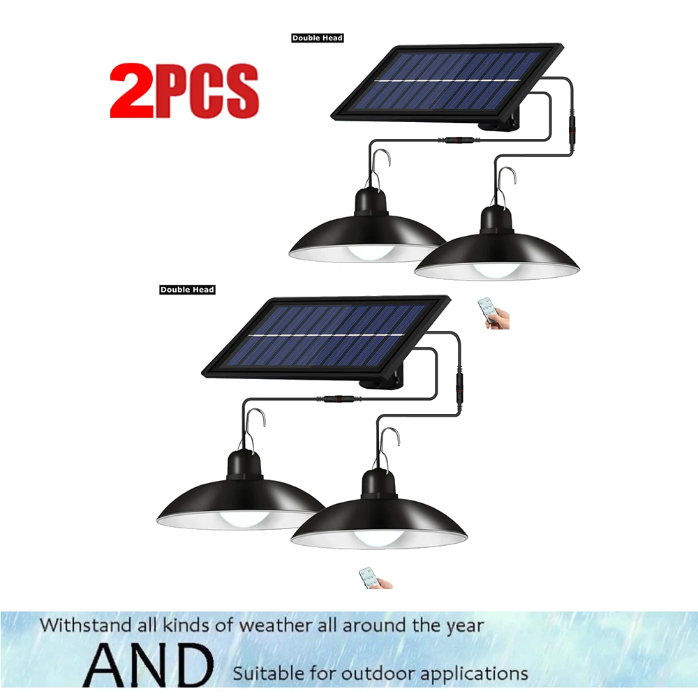 2 pcs remote 30 led 2 head Retro Lampshade LED Solar Light Solar Emergency Lamp Outdoor Indoor Waterproof Camping Terrace Garden
2 pcs remote 30 led 2 head Retro Lampshade LED Solar Light Solar Emergency Lamp Outdoor Indoor Waterproof Camping Terrace Garden
