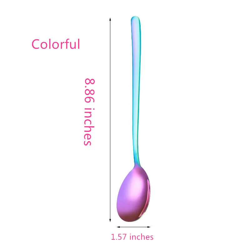 New style 304 stainless steel Korean spoon portable tableware spoon Creative coffee dessert spoon Western restaurant hotel spoon
New style 304 stainless steel Korean spoon portable tableware spoon Creative coffee dessert spoon Western restaurant hotel spoon