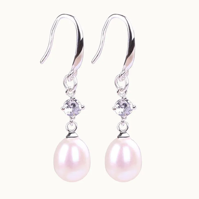 8/10/12mm cultured natural freshwater drop pearl earrings with sterling silver dangling,pearl jewelry for women
8/10/12mm cultured natural freshwater drop pearl earrings with sterling silver dangling,pearl jewelry for women