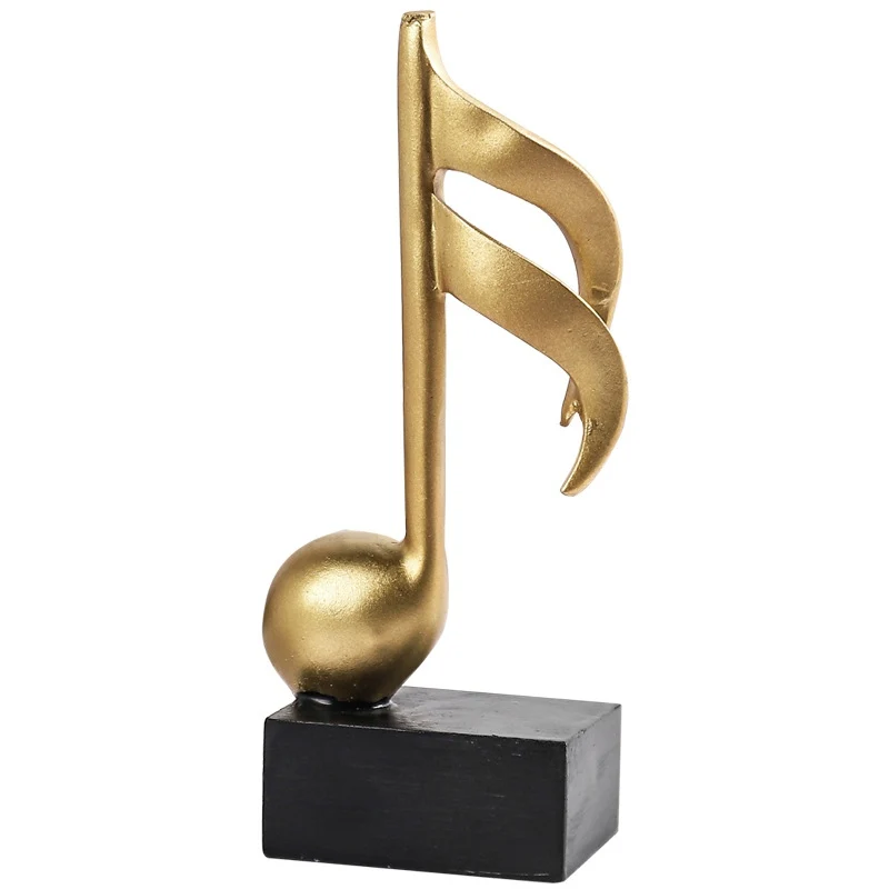 Художественная статуэтка золотые музыкальные статуэтки рукоделие для гостиной