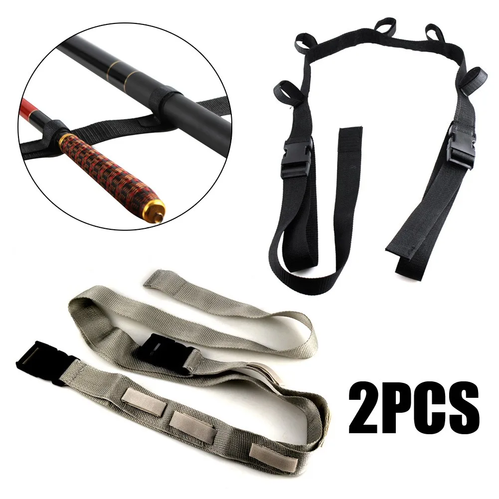 2pcs 5 Slot Vehicle Fishing Rod Rack Pole Holder Belt Strap Carrier Truck SUV Car Pole Nylon Belt Pesca Iscas Fish Tackle Tools
2pcs 5 Slot Vehicle Fishing Rod Rack Pole Holder Belt Strap Carrier Truck SUV Car Pole Nylon Belt Pesca Iscas Fish Tackle Tools
