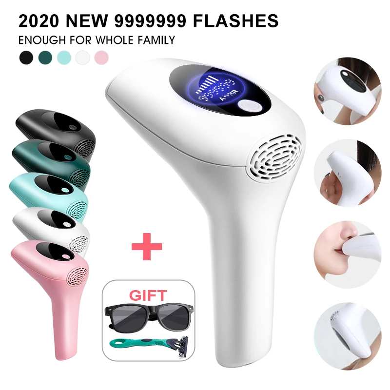 999999 Flashes Hot sell Laser Epilator Permanent IPL Photoepilator Hair Removal depiladora Painless electric Epilator GH5
999999 Flashes Hot sell Laser Epilator Permanent IPL Photoepilator Hair Removal depiladora Painless electric Epilator GH5