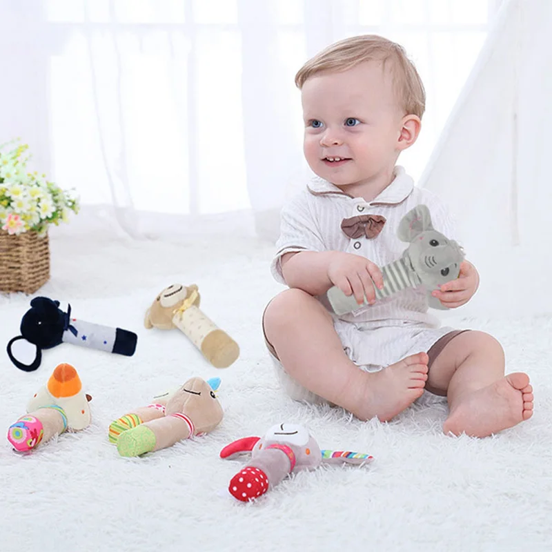 Toddler Toys Newborn Cartoon Animal Toy Infant Hand Grasping Rattles with BB Device Skin-friendly Appease Plush Educational Toy
Toddler Toys Newborn Cartoon Animal Toy Infant Hand Grasping Rattles with BB Device Skin-friendly Appease Plush Educational Toy