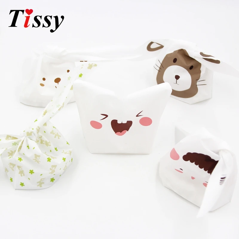 10/50pcs/lot Cute Rabbit Ear Bags Cookie Plastic Bags&Candy Gift Bags For Biscuits Snack Baking Package And Event Party Supplies
10/50pcs/lot Cute Rabbit Ear Bags Cookie Plastic Bags&Candy Gift Bags For Biscuits Snack Baking Package And Event Party Supplies