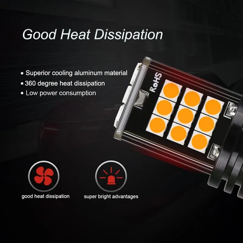 2 шт., Автомобильные светодиодные лампы T20 7443 W21/5W 24SMD, красный, белый, желтый
2 шт., Автомобильные светодиодные лампы T20 7443 W21/5W 24SMD, красный, белый, желтый