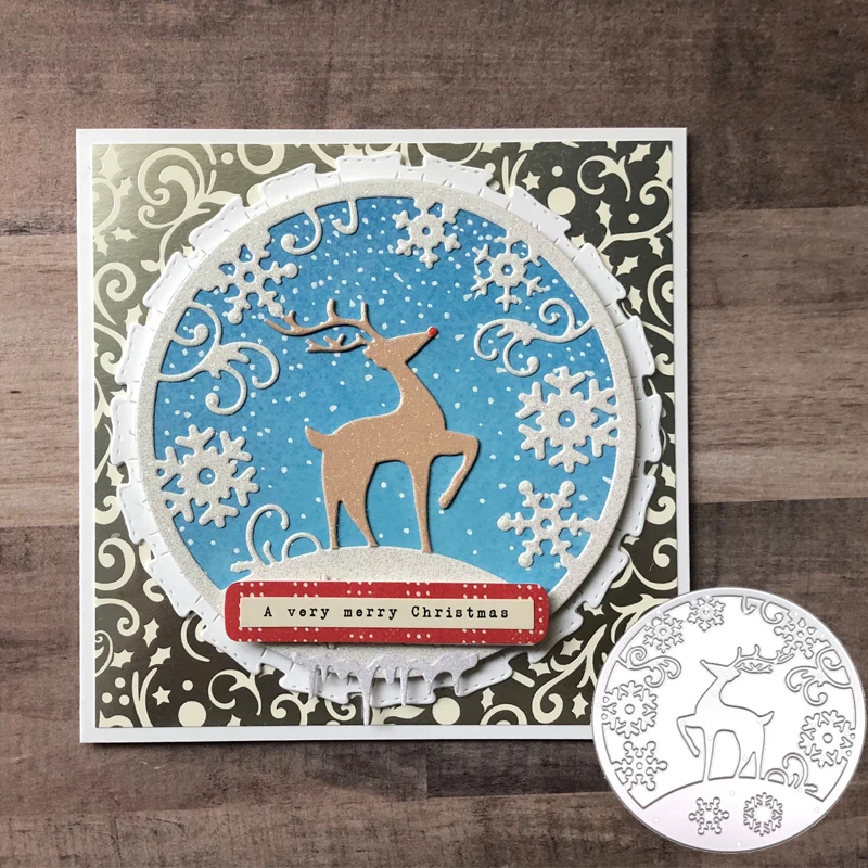 Dolce Vita Christmas Metal Cutting Dies 2020 Snowflake Deer Background Die Scrapbooking for DIY NOEL Handmade Card Tools
Dolce Vita Christmas Metal Cutting Dies 2020 Snowflake Deer Background Die Scrapbooking for DIY NOEL Handmade Card Tools