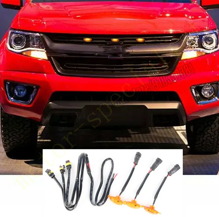 NEW For Chevrolet Colorado 2015-16 Grille LED Light Raptor Style Grill Trim Cover 3Xcar accessories
NEW For Chevrolet Colorado 2015-16 Grille LED Light Raptor Style Grill Trim Cover 3Xcar accessories