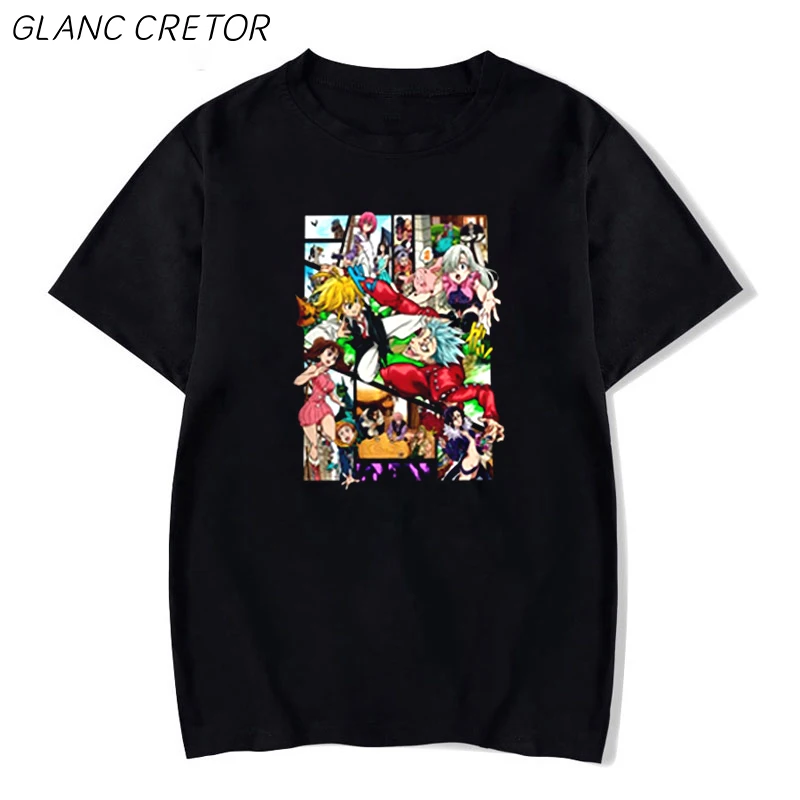 Футболка мужская оверсайз в стиле хип-хоп, уличная одежда с японским мультяшным принтом семи смертных грехов, футболка с графическим принто...
Футболка мужская оверсайз в стиле хип-хоп, уличная одежда с японским мультяшным принтом семи смертных грехов, футболка с графическим принто...