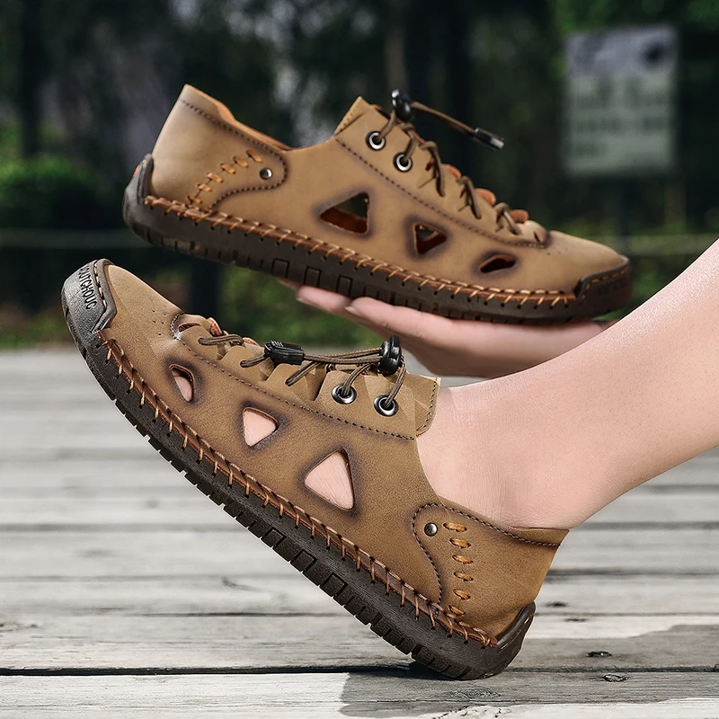 Sandals-men Sandale Homme Sandalias Transpirables Cuero Hombre Sandali Da Uomo Sandals Men Sandal Shoes Vietnam Summer For
Sandals-men Sandale Homme Sandalias Transpirables Cuero Hombre Sandali Da Uomo Sandals Men Sandal Shoes Vietnam Summer For