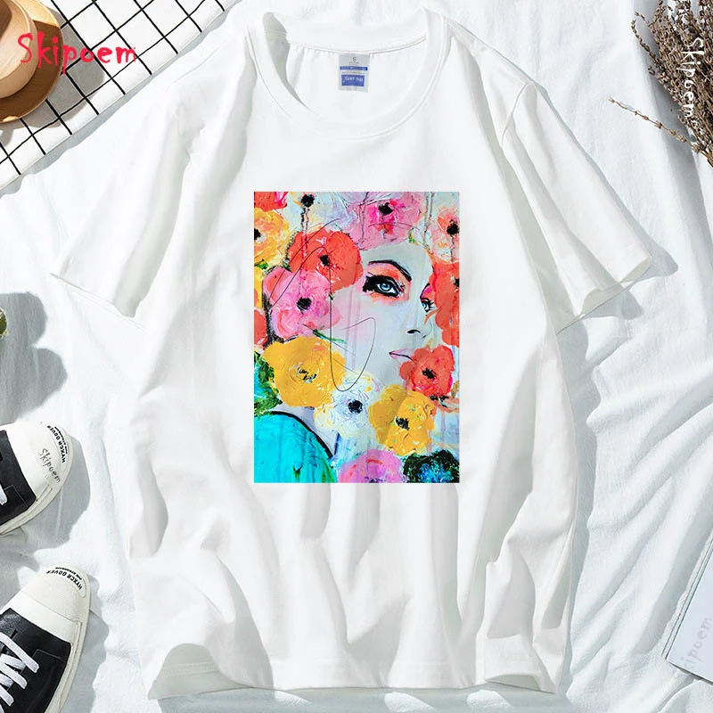 Женская футболка с цветком Женская Эстетическая Футболка Harajuku Tumblr Готическая винтажная одежда размера плюс
Женская футболка с цветком Женская Эстетическая Футболка Harajuku Tumblr Готическая винтажная одежда размера плюс