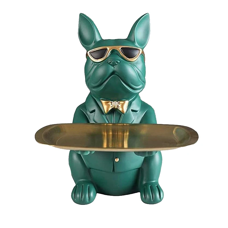 Statue Bulldog Statue Storage Tray Resin Art Home Decoration Sculpture Figurine Animal Lover Collection Figurine
Statue Bulldog Statue Storage Tray Resin Art Home Decoration Sculpture Figurine Animal Lover Collection Figurine