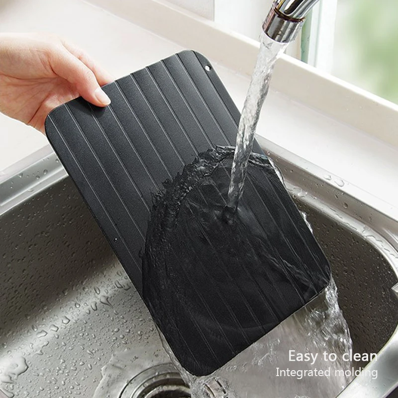 Fast Defrosting Tray Thaw Tool Quick Defrosting Plate Board Frozen Food Meat FruitDefrost Kitchen Supplies Gadgets Tools Black
Fast Defrosting Tray Thaw Tool Quick Defrosting Plate Board Frozen Food Meat FruitDefrost Kitchen Supplies Gadgets Tools Black