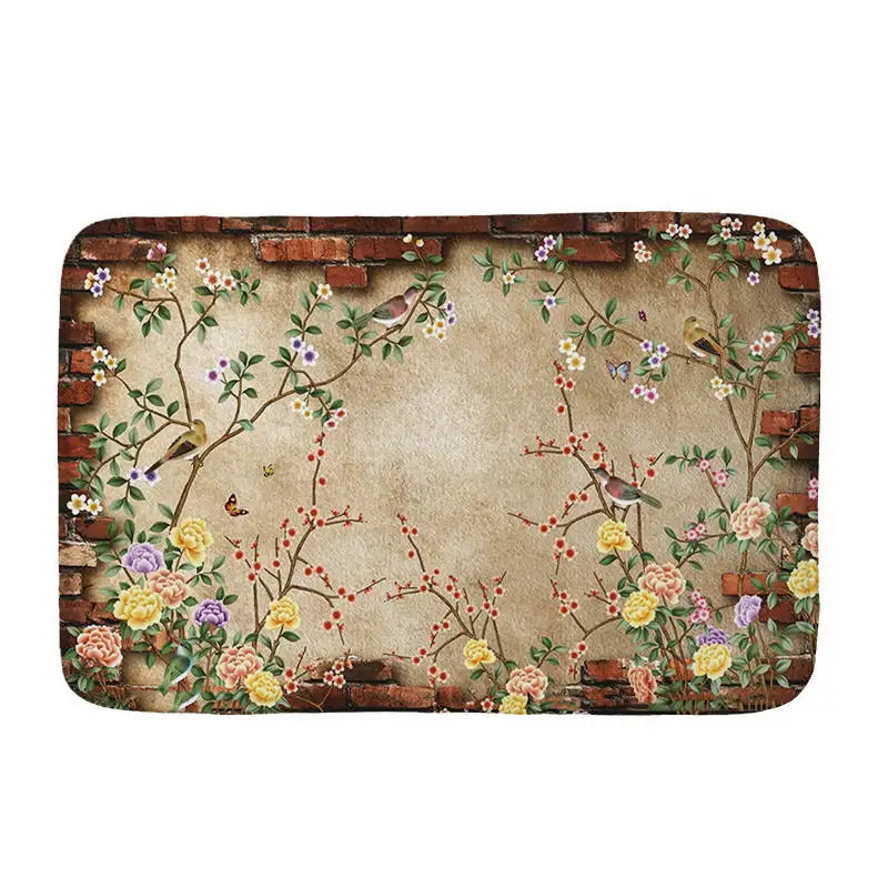 Chinese Painting Flowers and Birds Flannel Floor Mat Anti-Slip Tapete Floor Mat Rugs for Kitchen Bathroom Carpet Doormat 40x60cm
Chinese Painting Flowers and Birds Flannel Floor Mat Anti-Slip Tapete Floor Mat Rugs for Kitchen Bathroom Carpet Doormat 40x60cm