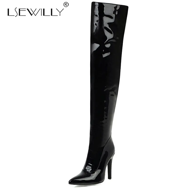 Lsewilly High Heel Over The Knee Boots Women Thigh High Boots Ladies Winter Shoes Woman Botas Mujer Botas Femme Black K207
Lsewilly High Heel Over The Knee Boots Women Thigh High Boots Ladies Winter Shoes Woman Botas Mujer Botas Femme Black K207