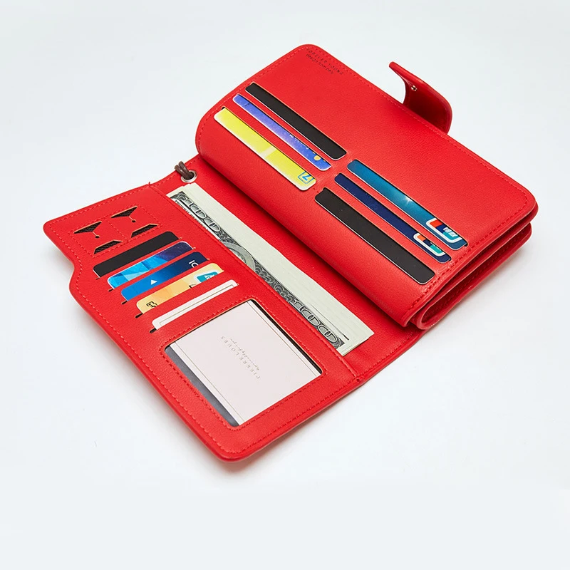 Wallet Female Leather Wallet Leisure Purse 3Fold Top Quality Women Long Coin Purse Many Card Slot Wallets Carteira Feminina
Wallet Female Leather Wallet Leisure Purse 3Fold Top Quality Women Long Coin Purse Many Card Slot Wallets Carteira Feminina