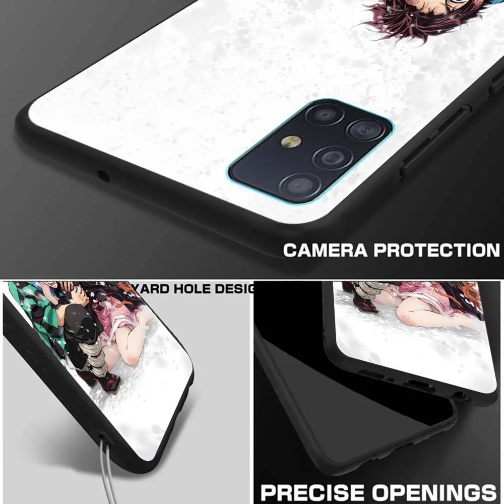 Phone Case For Samsung Galaxy A51 A71 5G A21s A11 A31 A41 A91 A72 A12 A02s Soft Silicon Back coque Demon Slayer kimetsu no yaiba
Phone Case For Samsung Galaxy A51 A71 5G A21s A11 A31 A41 A91 A72 A12 A02s Soft Silicon Back coque Demon Slayer kimetsu no yaiba