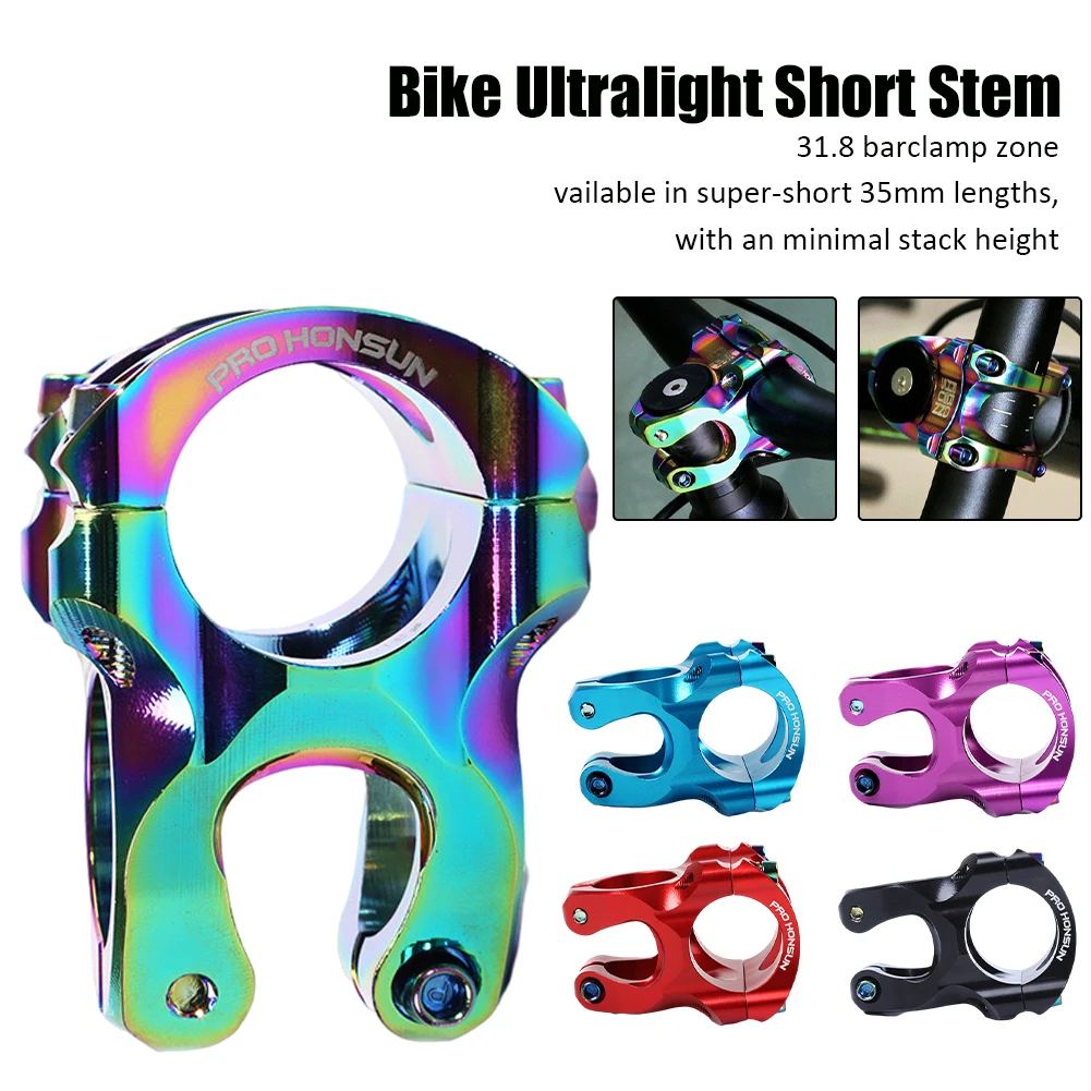 35mm Bike Stem CNC 31.8mm Short Handlebar Stem Bicycle Ultralight 0 Degree Rise 28.6mm Steerer Stem Bike Parts 2021 Best Sale
35mm Bike Stem CNC 31.8mm Short Handlebar Stem Bicycle Ultralight 0 Degree Rise 28.6mm Steerer Stem Bike Parts 2021 Best Sale