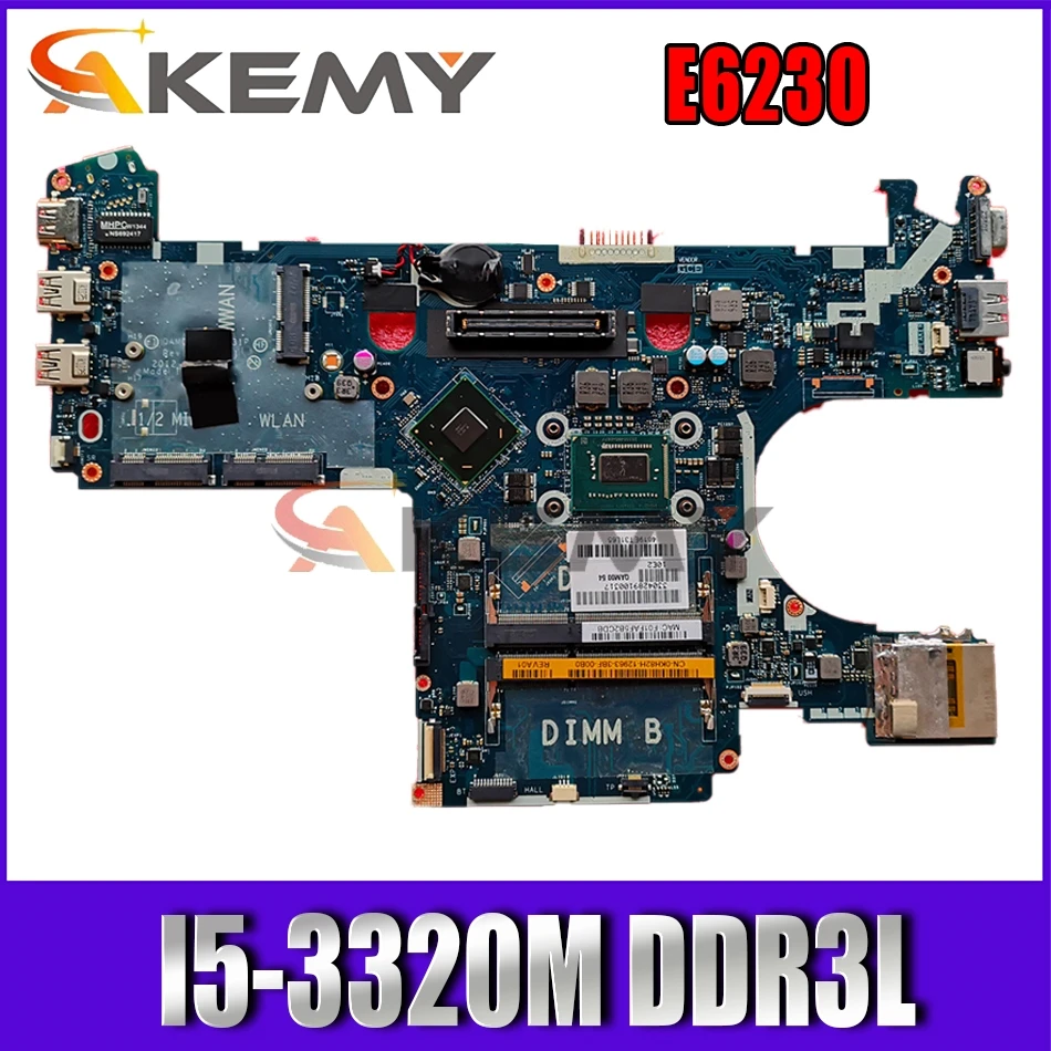 Akemy 0PR83X PR83X for DELL E6230 Laptop motherboard LA-7731P I5-3320M DDR3L tested
Akemy 0PR83X PR83X for DELL E6230 Laptop motherboard LA-7731P I5-3320M DDR3L tested