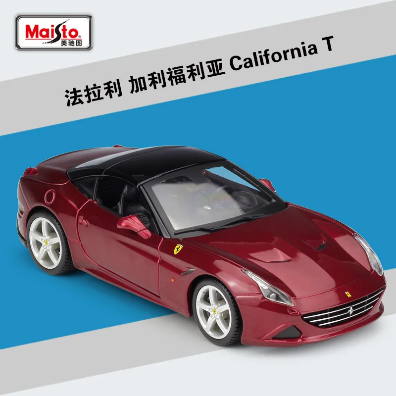 Модель спортивного автомобиля Bburago, литая под давлением 1:24 California T, черная, красная статическая модель автомобиля из сплава, коллекция для вз...
Модель спортивного автомобиля Bburago, литая под давлением 1:24 California T, черная, красная статическая модель автомобиля из сплава, коллекция для вз...
