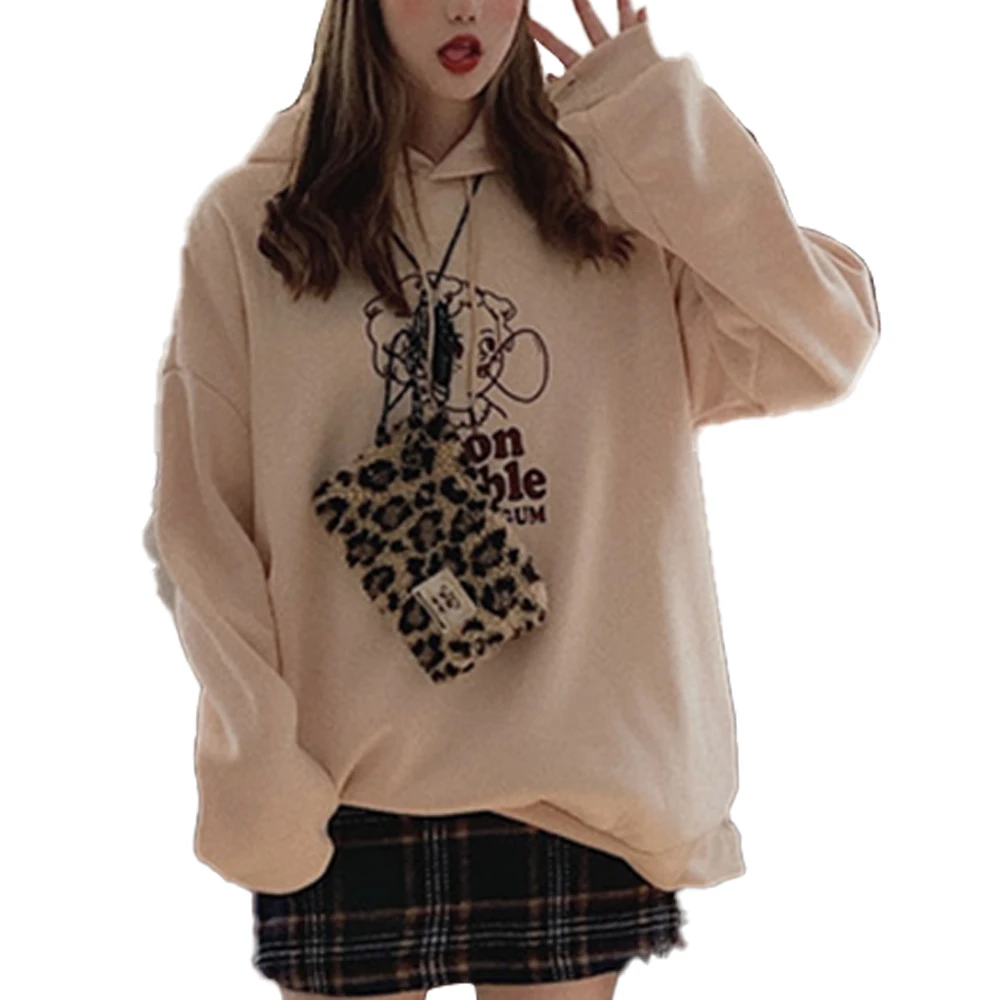 Women Winter Hoodies Cartoon Loose Soft Warm Pullovers Thick Fleece Lined Hoodie Long Sleeve Sweatshirt Print Hooded Shirt Tops
Women Winter Hoodies Cartoon Loose Soft Warm Pullovers Thick Fleece Lined Hoodie Long Sleeve Sweatshirt Print Hooded Shirt Tops