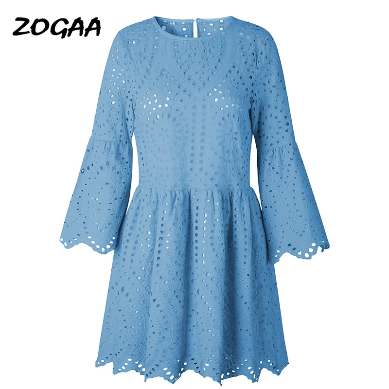 ZOGAA 2021 Summer Sundress Women Embroidery Mini Dress Ruffle Sexy White Lace Short Tunic Beach Dress
ZOGAA 2021 Summer Sundress Women Embroidery Mini Dress Ruffle Sexy White Lace Short Tunic Beach Dress