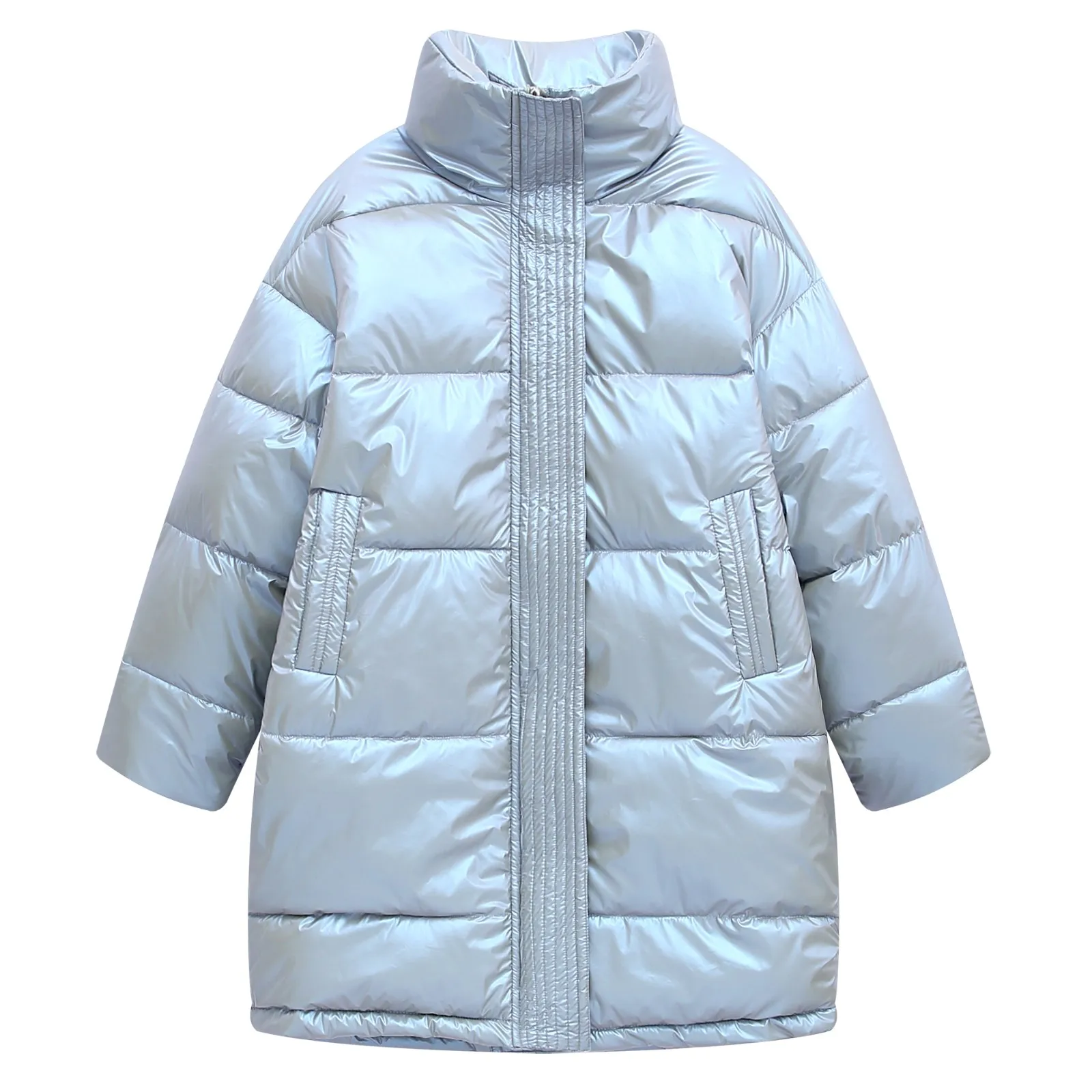 2021 Women Winter Jacket Plus Size Padded Long Coats Female Down Cotton Stand Collar Overcoat Mujer Glossy Black Warm Parka
2021 Women Winter Jacket Plus Size Padded Long Coats Female Down Cotton Stand Collar Overcoat Mujer Glossy Black Warm Parka