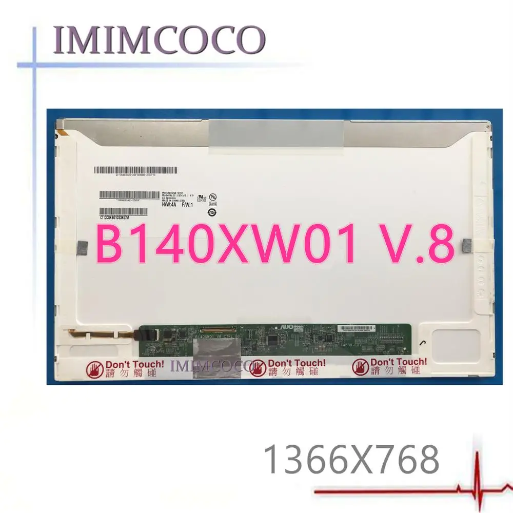 14 ''B140XW01 V8 подходит B140XW01 V9 LP140WH4 TLC1 LTN140AT01 для ASUS K401 A85V S84H X84L N46VZ N82J D452V P42J F454L x87Q