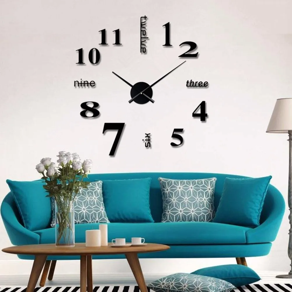Часы настенные кварцевые в современном стиле большие декоративные часы