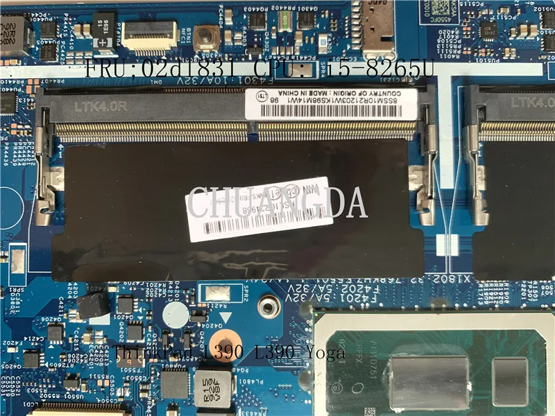 Материнская плата для ноутбука Lenovo ThinkPad L390 Yoga Lkl-2 18724-1 FRU 02dl831 CPU: i5-8265U | Компьютеры и