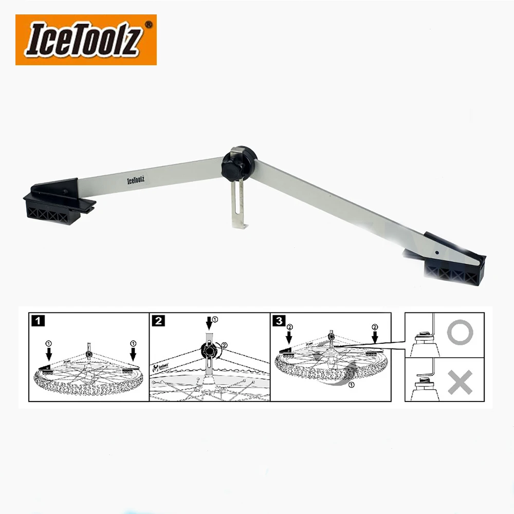 Датчик центрирования колес Icetoolz E312 датчик E313 с измерителем для обода диаметром 16