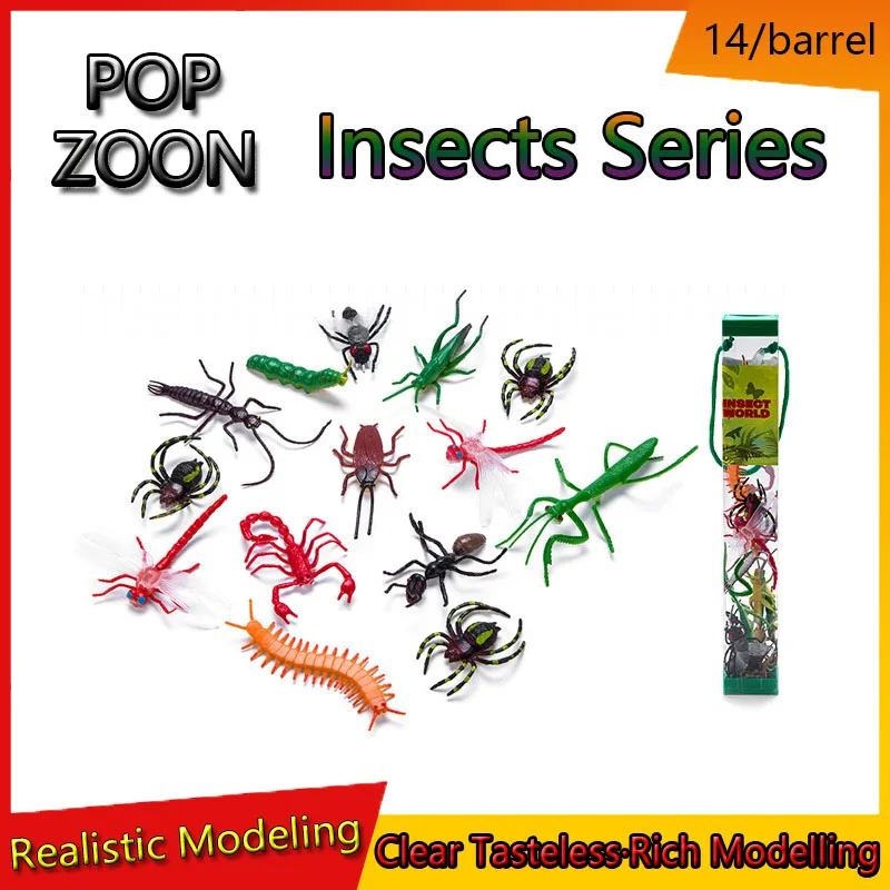 Insect Series PVC Simulation Toy Set Children Learning Puzzle Hand Do Bath Toys Peripheral Furnishing Articles14/barrel
Insect Series PVC Simulation Toy Set Children Learning Puzzle Hand Do Bath Toys Peripheral Furnishing Articles14/barrel