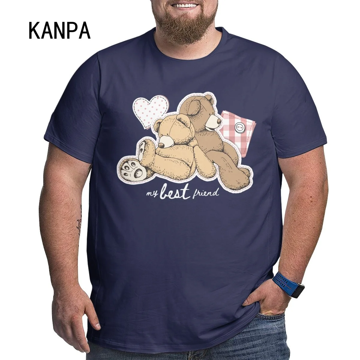 2022 Digital Print Teddy Bear T Shirt Men High Quality Vintage Tees Alightly Oversize Heavy Fabric Tops Short Sleeve 6xl
2022 Digital Print Teddy Bear T Shirt Men High Quality Vintage Tees Alightly Oversize Heavy Fabric Tops Short Sleeve 6xl