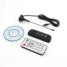 Digital USB TV FM+DAB DVB-T RTL2832U+R820T Support SDR Tuner Receiver Hot Sale