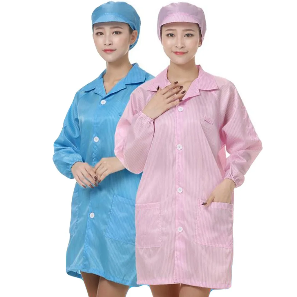 Men Women Protective Suit Couple Models Of Anti-static Dust-Free Clothes Overalls Reusable vestido workwear A60 
Men Women Protective Suit Couple Models Of Anti-static Dust-Free Clothes Overalls Reusable vestido workwear A60