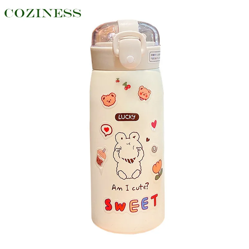 COZINESS Baby Drink Water Straw Type Thermos Cup Portable Female Student Messenger Child Water Cup Simple Stainless Anti Fall
COZINESS Baby Drink Water Straw Type Thermos Cup Portable Female Student Messenger Child Water Cup Simple Stainless Anti Fall