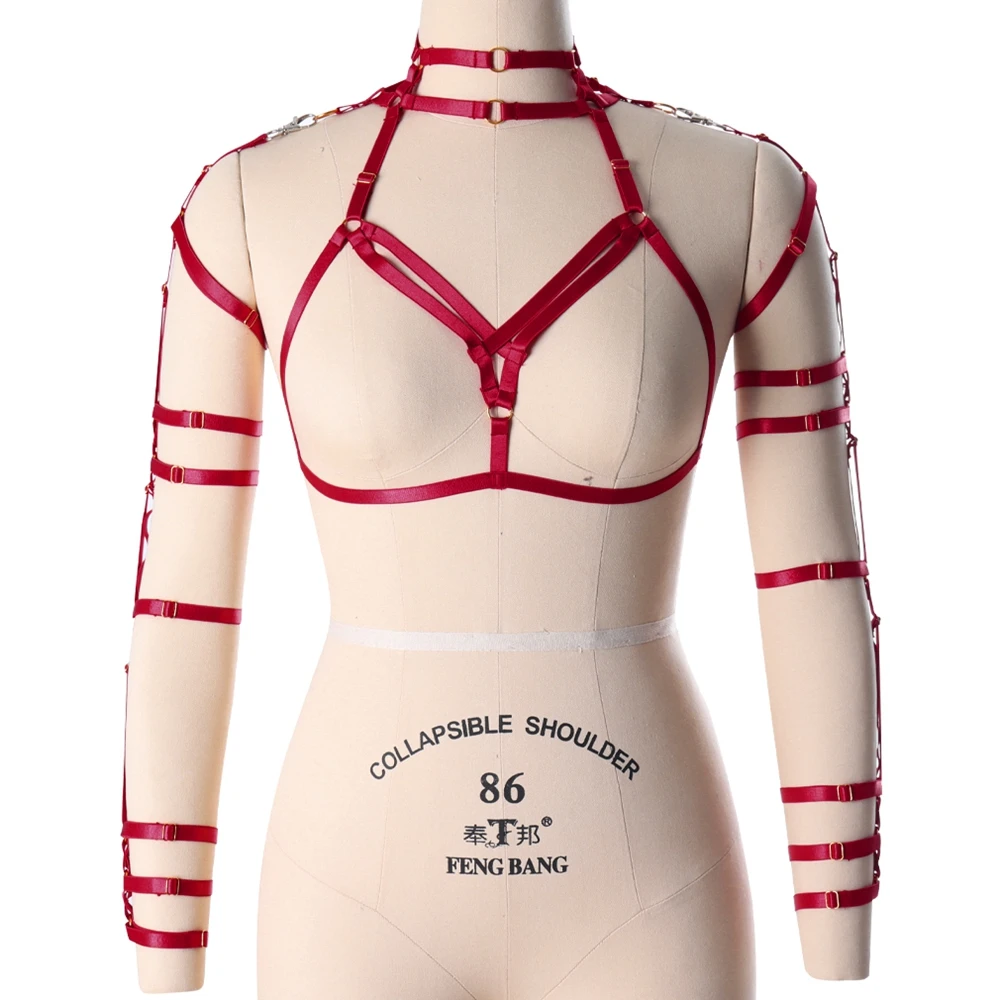 Sexy Lingerie Gothic Clothing Hollow Out Suspender Cage Bra Body Harness Punk Dance Cosplay Rave Women Strappy Leg Garter Belt
Sexy Lingerie Gothic Clothing Hollow Out Suspender Cage Bra Body Harness Punk Dance Cosplay Rave Women Strappy Leg Garter Belt