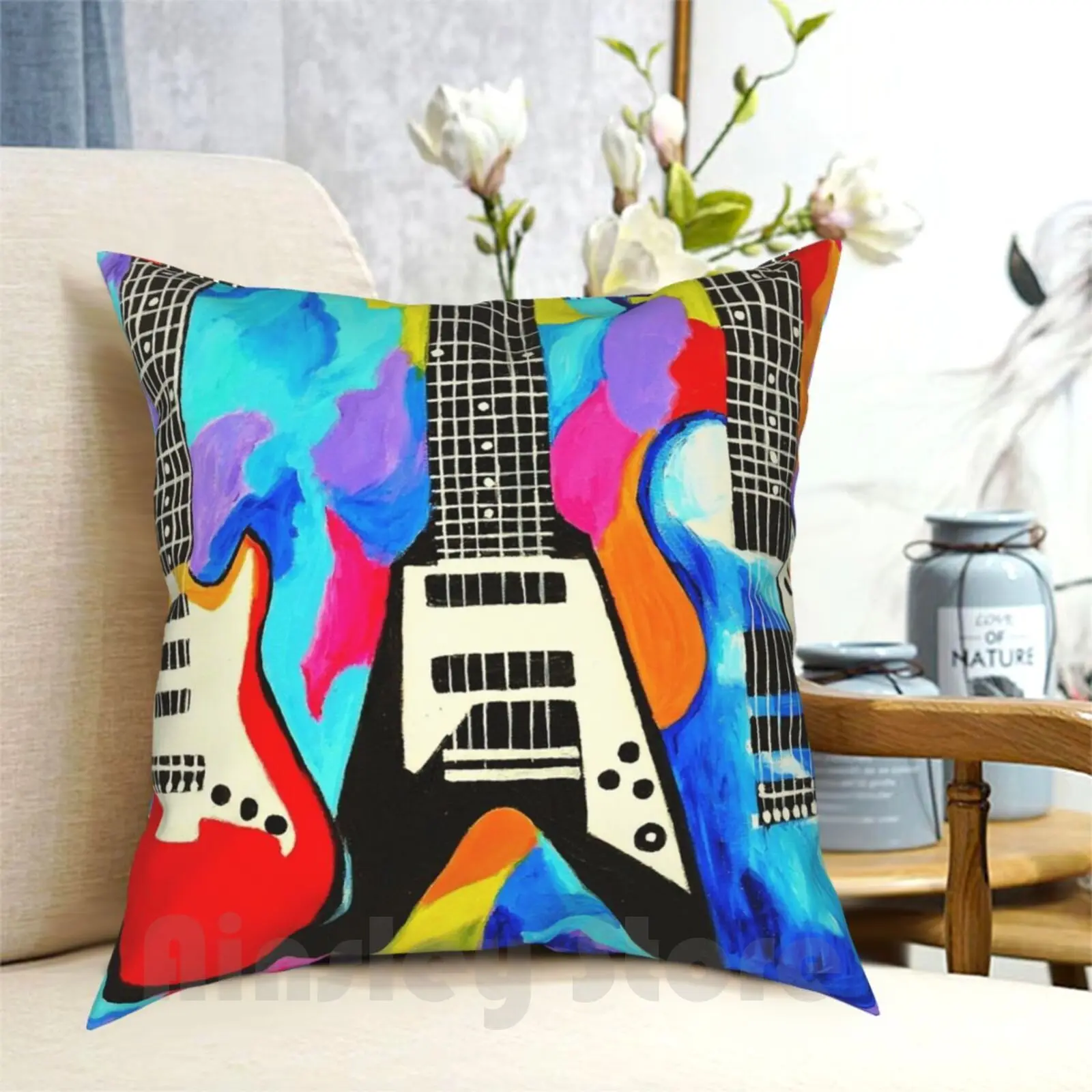 Fancy Guitars Pillow Case Printed Home Soft Throw Pillow Guitars Guitar Colorful Guitar Guitar Paintings Electric Guitar
Fancy Guitars Pillow Case Printed Home Soft Throw Pillow Guitars Guitar Colorful Guitar Guitar Paintings Electric Guitar