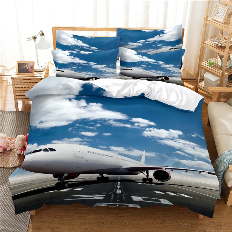Aircraft Bedding Set Duvet Cover Set 3d Bedding Digital Printing Bed Linen Queen Size Bedding Set Fashion Design
Aircraft Bedding Set Duvet Cover Set 3d Bedding Digital Printing Bed Linen Queen Size Bedding Set Fashion Design