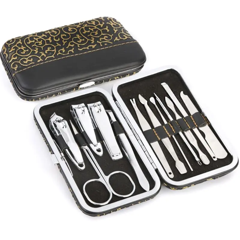 Professional Nail Care kit Manicure Grooming Set with Travel Case 
Professional Nail Care kit Manicure Grooming Set with Travel Case