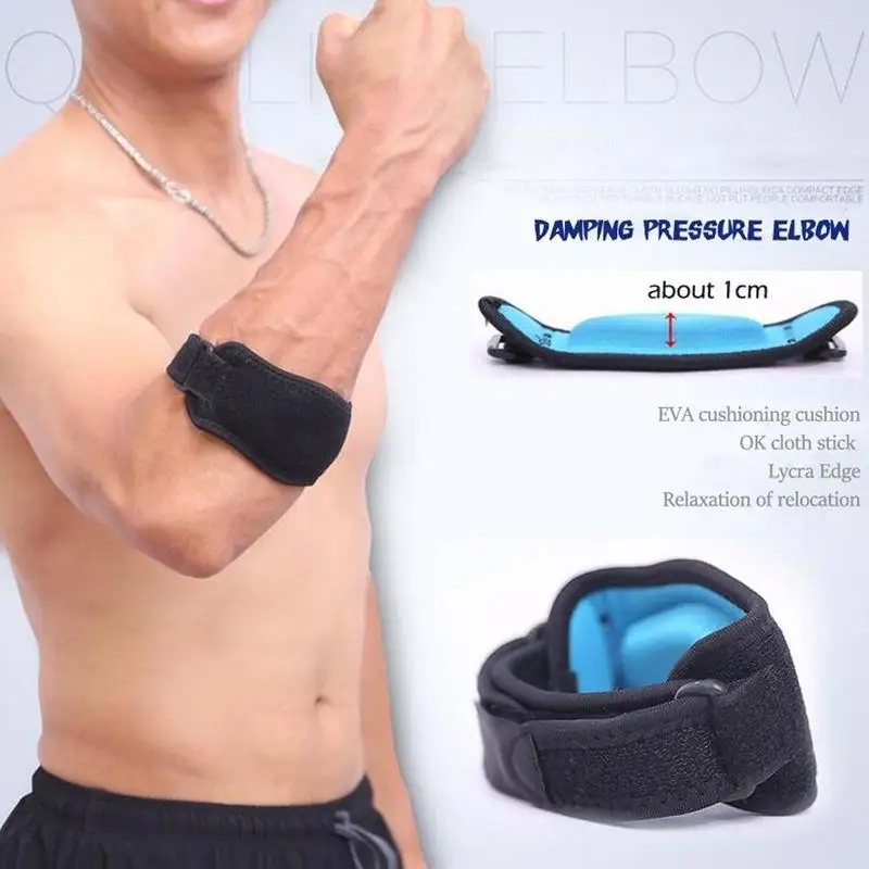 1 Pcs Sports Fitness Armguard Badminton Tennis Basketball Elbow Support Breathable Pressure Adjustable Protective EVA Gasket
1 Pcs Sports Fitness Armguard Badminton Tennis Basketball Elbow Support Breathable Pressure Adjustable Protective EVA Gasket