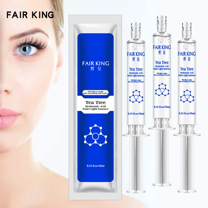 FAIR KING Tea Tree Hyaluronic Acid Injection Face Serum Tights Anti-Wrinkle Anti Aging Collagen Facial Essence Moisturizing 10ml
FAIR KING Tea Tree Hyaluronic Acid Injection Face Serum Tights Anti-Wrinkle Anti Aging Collagen Facial Essence Moisturizing 10ml