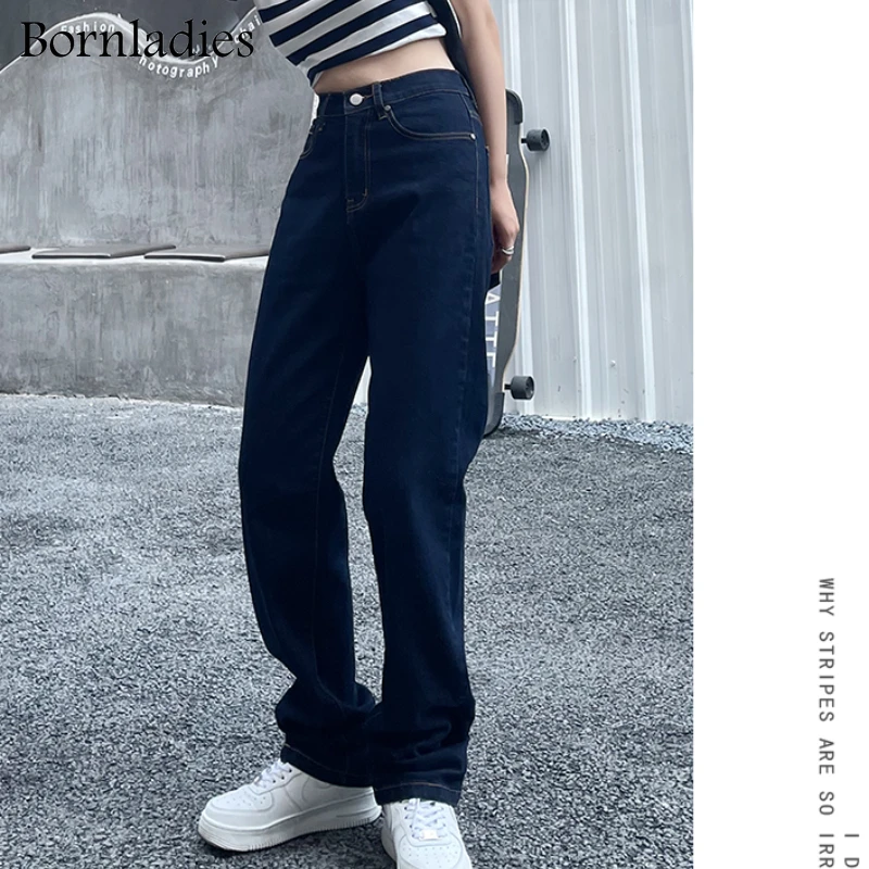 Bornladies 2021 New High Waist Stretch Comfortable Jeans for Women Fashionable Casual Straight Clothing Boyfriend Jeans Pants
Bornladies 2021 New High Waist Stretch Comfortable Jeans for Women Fashionable Casual Straight Clothing Boyfriend Jeans Pants