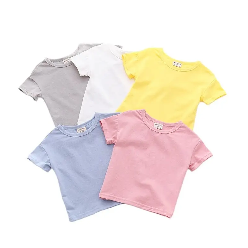 Summer New Fashion Solid Color Children T Shirt Cotton O-Neck Boys Short Sleeve T-shirt Girls Toddler Baby Tops Cute Soft Tee
Summer New Fashion Solid Color Children T Shirt Cotton O-Neck Boys Short Sleeve T-shirt Girls Toddler Baby Tops Cute Soft Tee