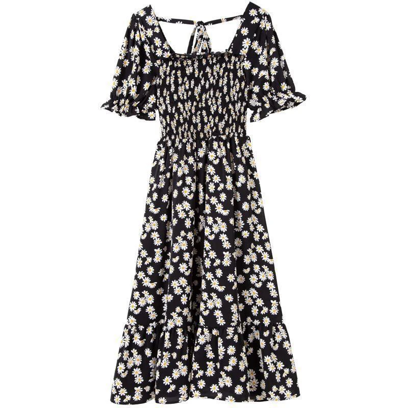 SLPBELY Retro Daisy Dress For Women Summer Sexy Floral Square Collar Puff Sleeved Dress Female Elegant A-Line Dress Vestido 3XL
SLPBELY Retro Daisy Dress For Women Summer Sexy Floral Square Collar Puff Sleeved Dress Female Elegant A-Line Dress Vestido 3XL