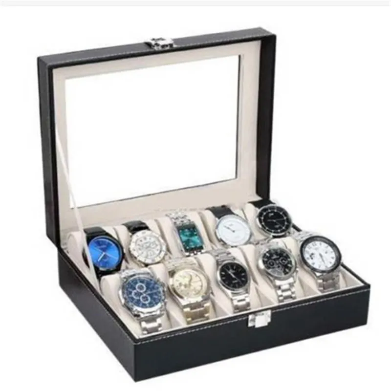 Leather Watch Storage Box With 3/6/10/12 Slots, New Men's Watch Storage Box, Watch Display Box, Black Jewelry Gift Box Best Gift
Leather Watch Storage Box With 3/6/10/12 Slots, New Men's Watch Storage Box, Watch Display Box, Black Jewelry Gift Box Best Gift