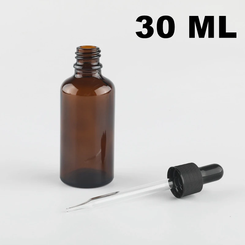 Wholesale 30ML Round Amber Dropper Bottles Essential Oils Glass Bottle with Droppers Chemical Glass Container 12pcs/lot
Wholesale 30ML Round Amber Dropper Bottles Essential Oils Glass Bottle with Droppers Chemical Glass Container 12pcs/lot