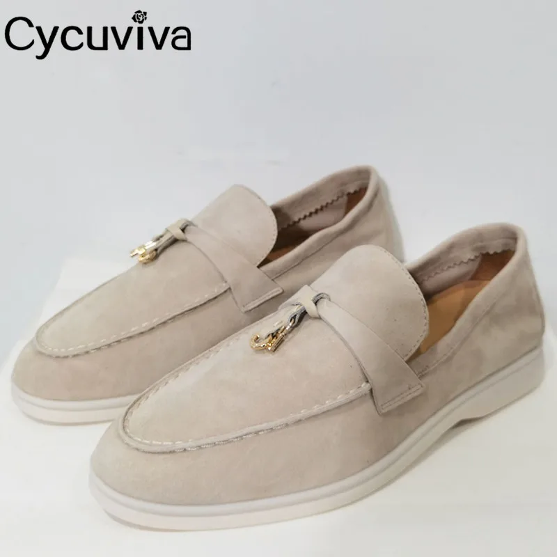 2022 Classic Summer Walk Mules Hanged Metal Loafers Suede Leather Ladies Flat Shoes Woman Slip-on Casual Shoes For Women
2022 Classic Summer Walk Mules Hanged Metal Loafers Suede Leather Ladies Flat Shoes Woman Slip-on Casual Shoes For Women
